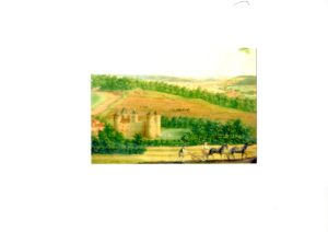 Vaucouleurs-Meuse-Le-château-de-Gombervaux-XIVeS-Tableau-anon